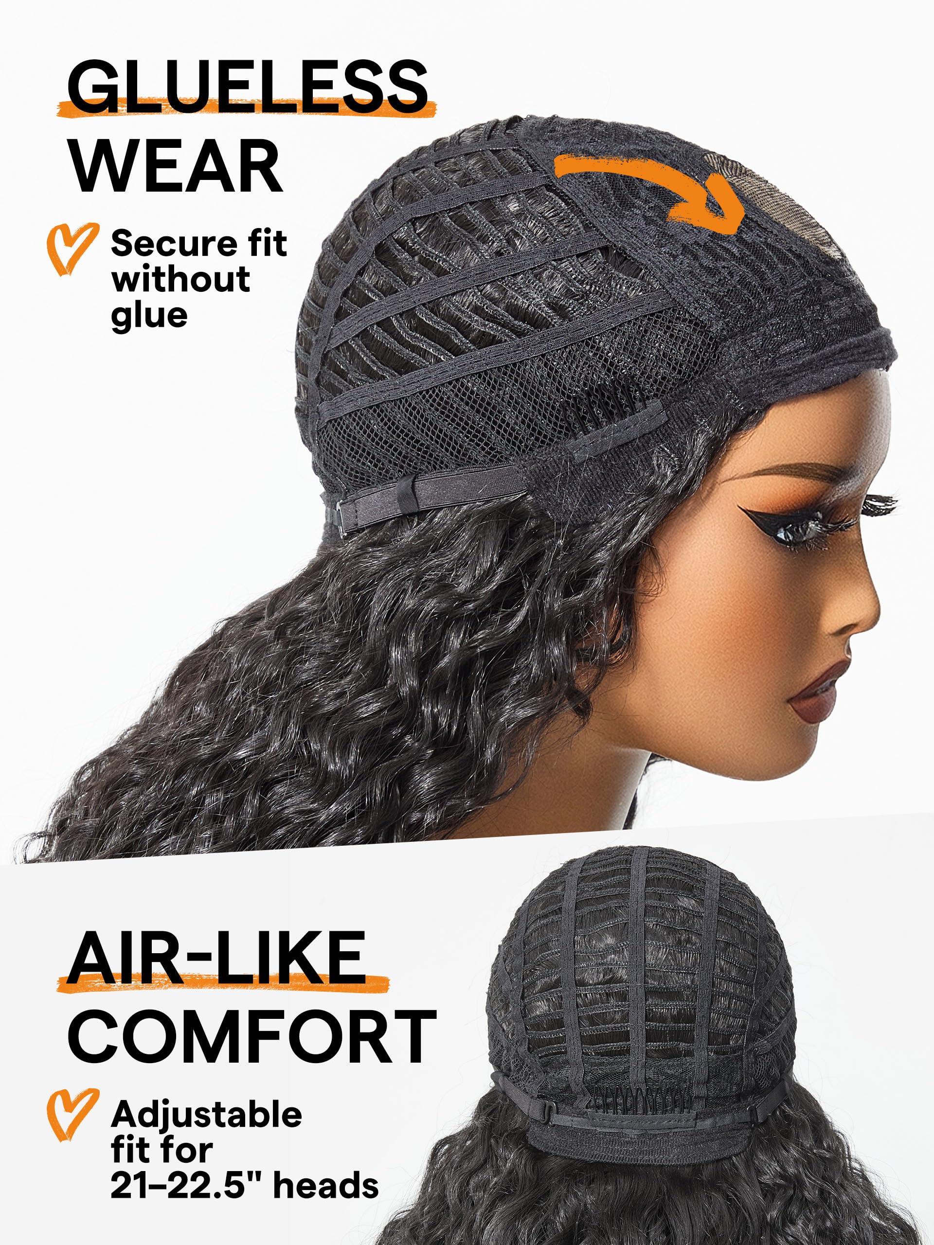 GORGIUS curl texture detail showcasing defined spiral curls benefit