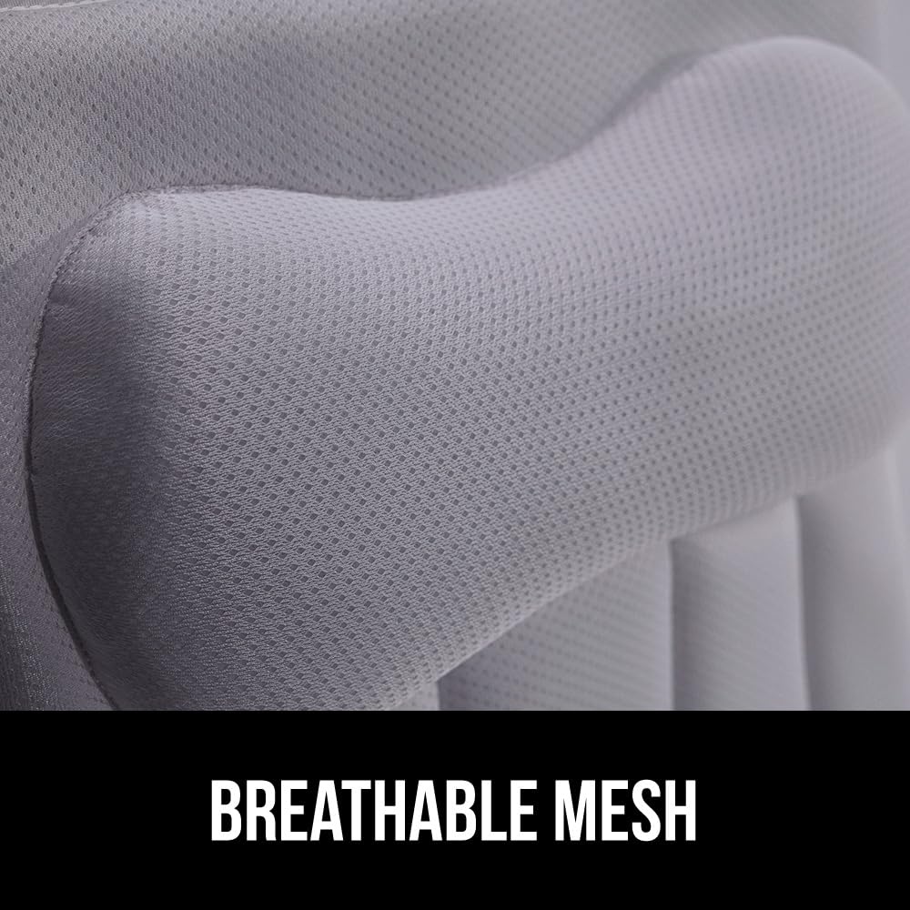 GORILLA GRIP profile of oversized headrest showing neck support benefit