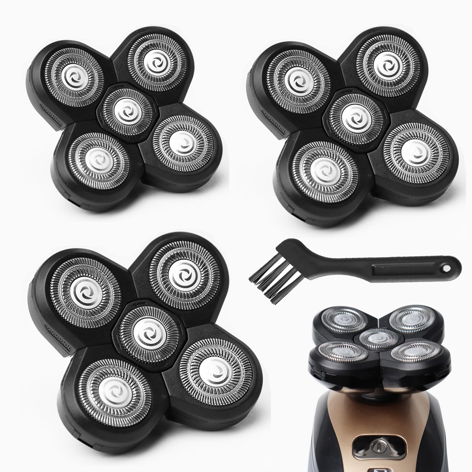 GORLENT front packaging showing three replacement heads and value pack benefit