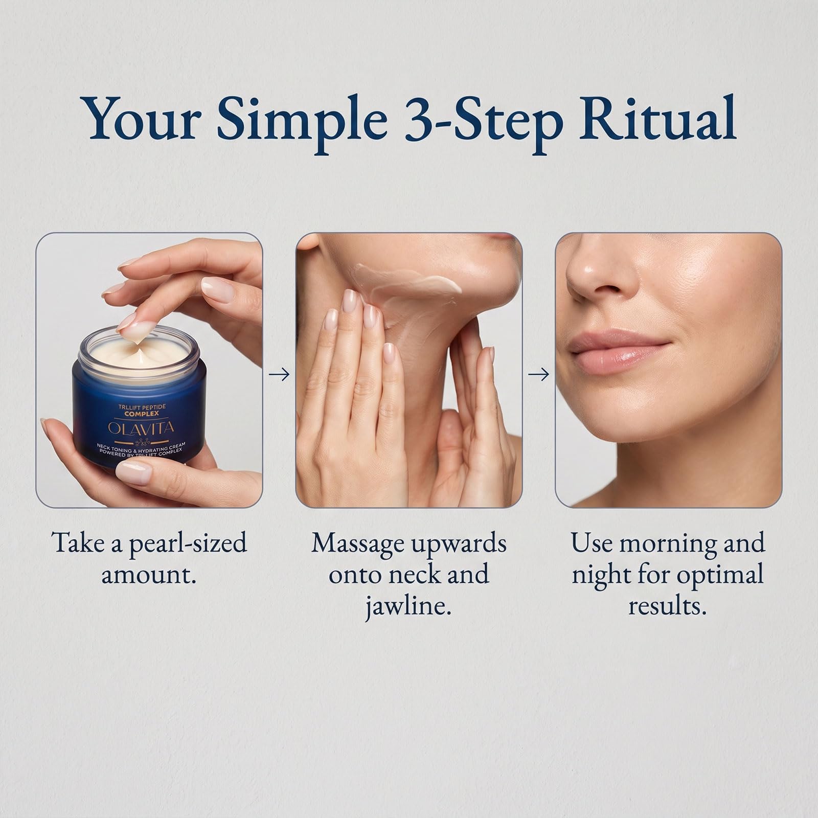 GosBio Olavita visual of peptides and botanicals highlighting active support