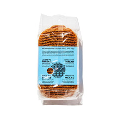 GOSHI fabric close-up revealing dual-thread texture for effective exfoliation
