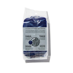 GOSHI close-up of dual-thread texture highlighting gentle scrub and rich lather benefit