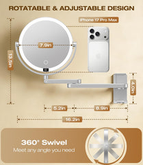 Gospire 20X magnification side close-up revealing fine-detail visibility for precision work