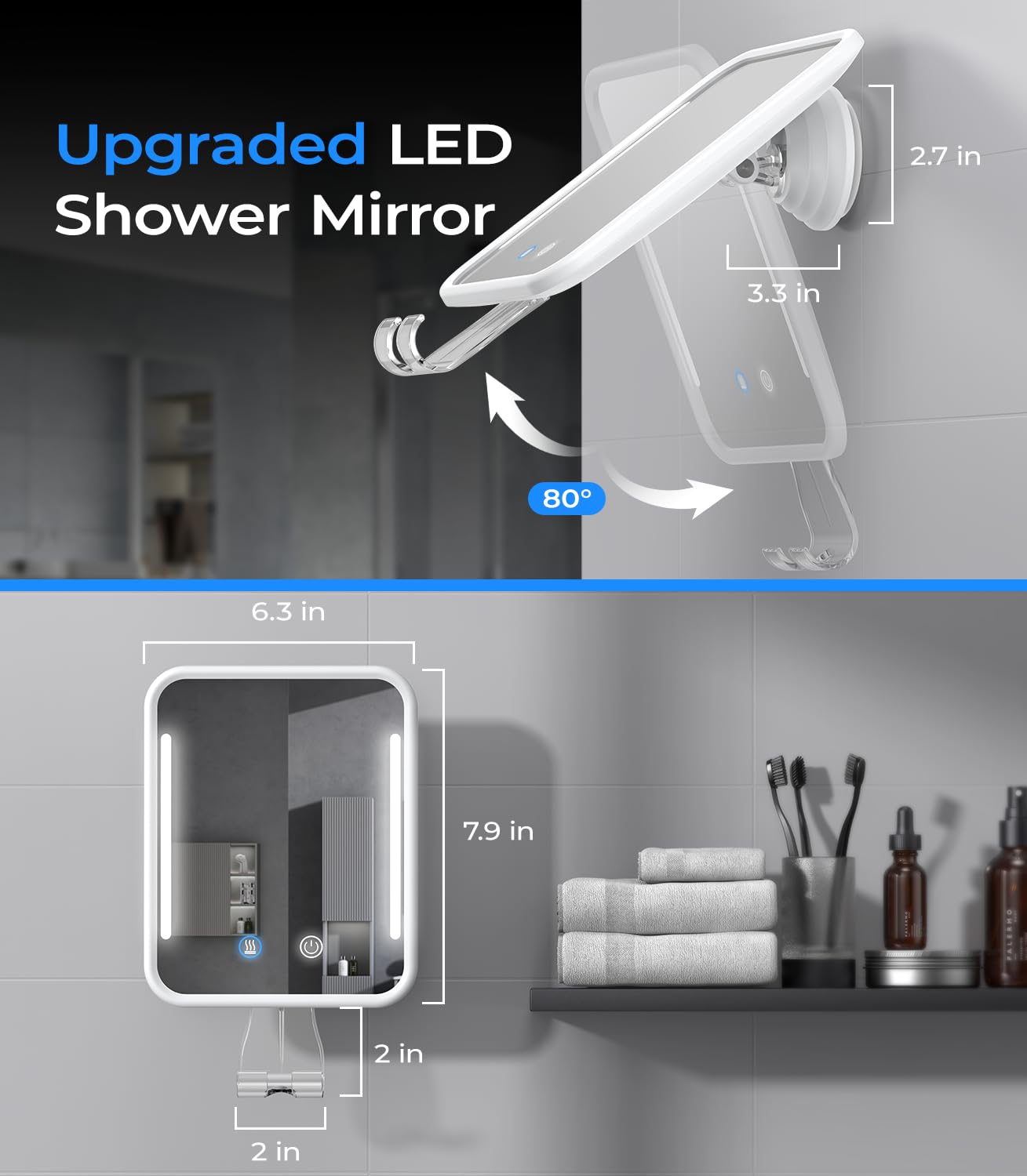 Gospire LED lighting close-up demonstrating bright adjustable illumination