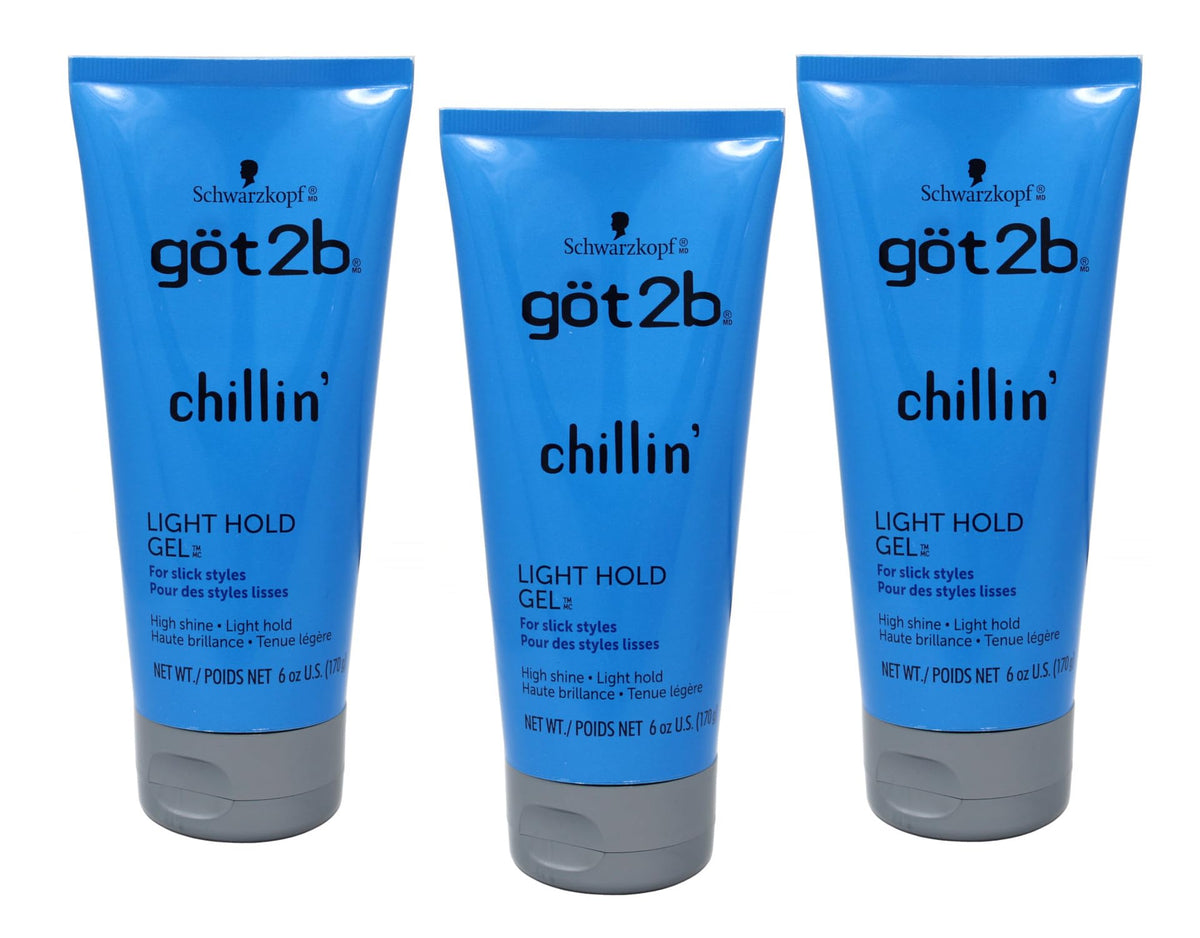 Got2B chillin gel front packaging showing three 6 oz jars and brand clarity