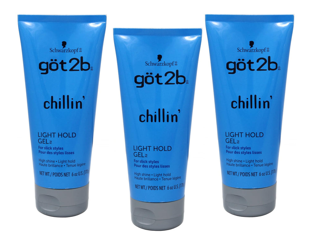 Got2B chillin gel on bathroom shelf with grooming items illustrating everyday use