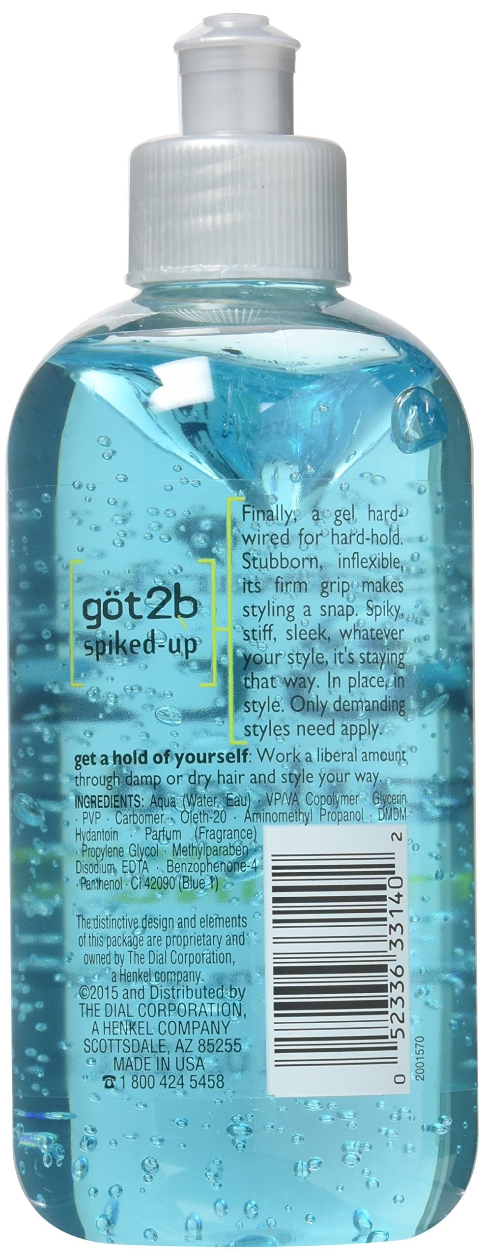 Got2B close-up gel texture highlighting thick formula for strong sculpting control