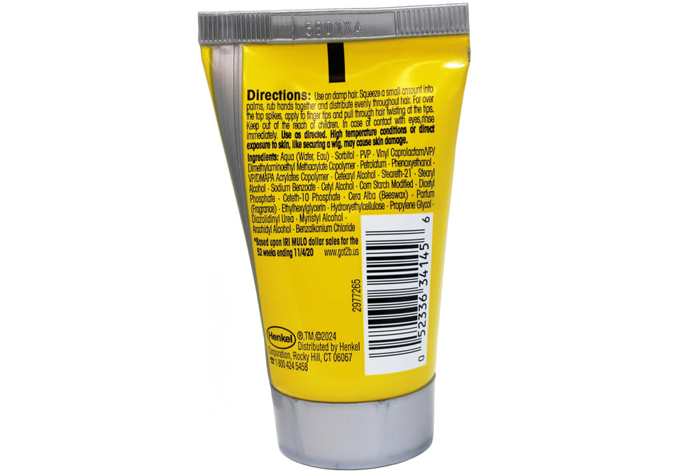 Got2B close-up gel texture highlighting strong hold and quick drying benefit