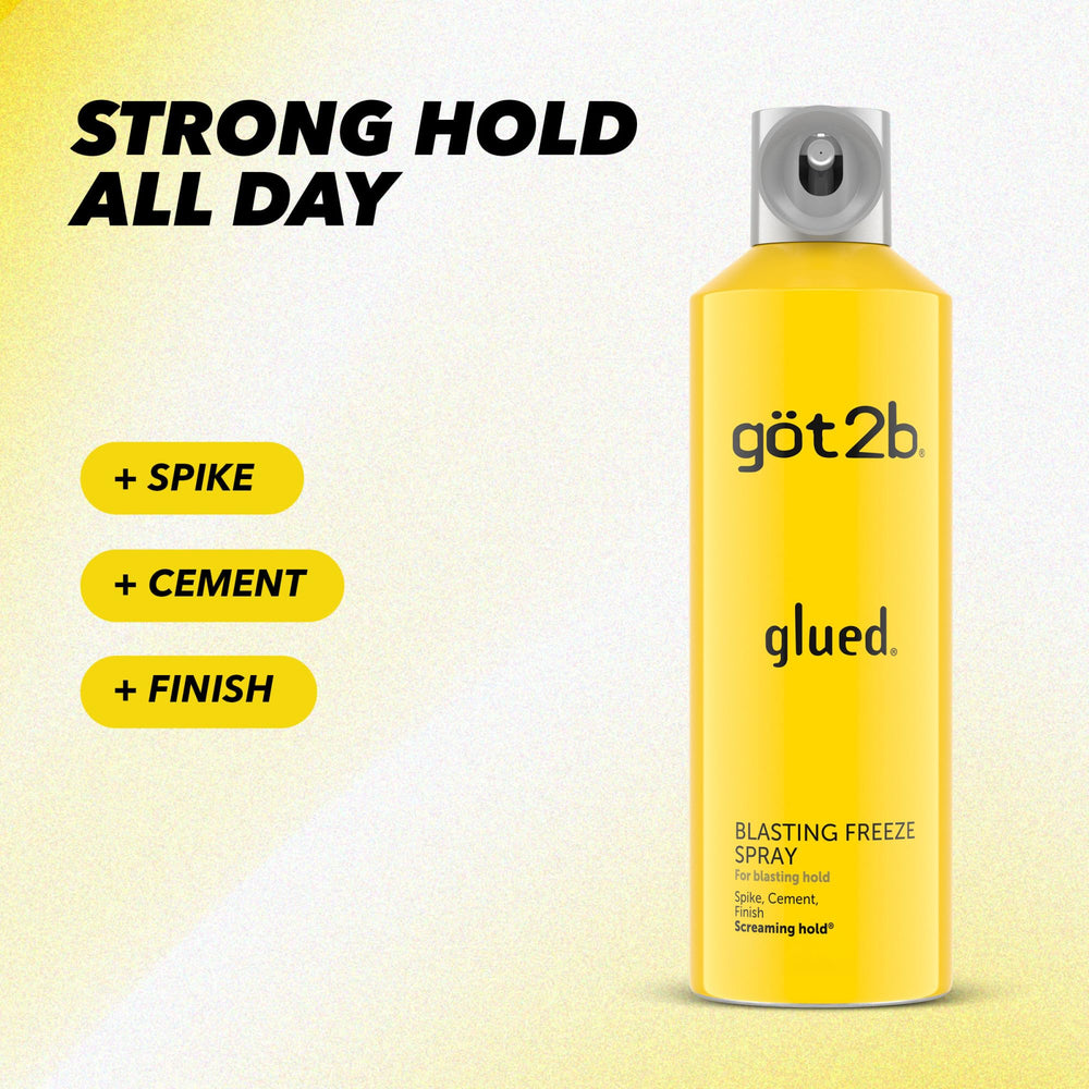got2b label close-up highlighting directions and hold strength for confident styling