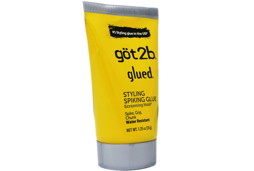 Got2B before and after spike styling showing dramatic hold benefit