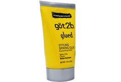 Got2B before and after spike styling showing dramatic hold benefit
