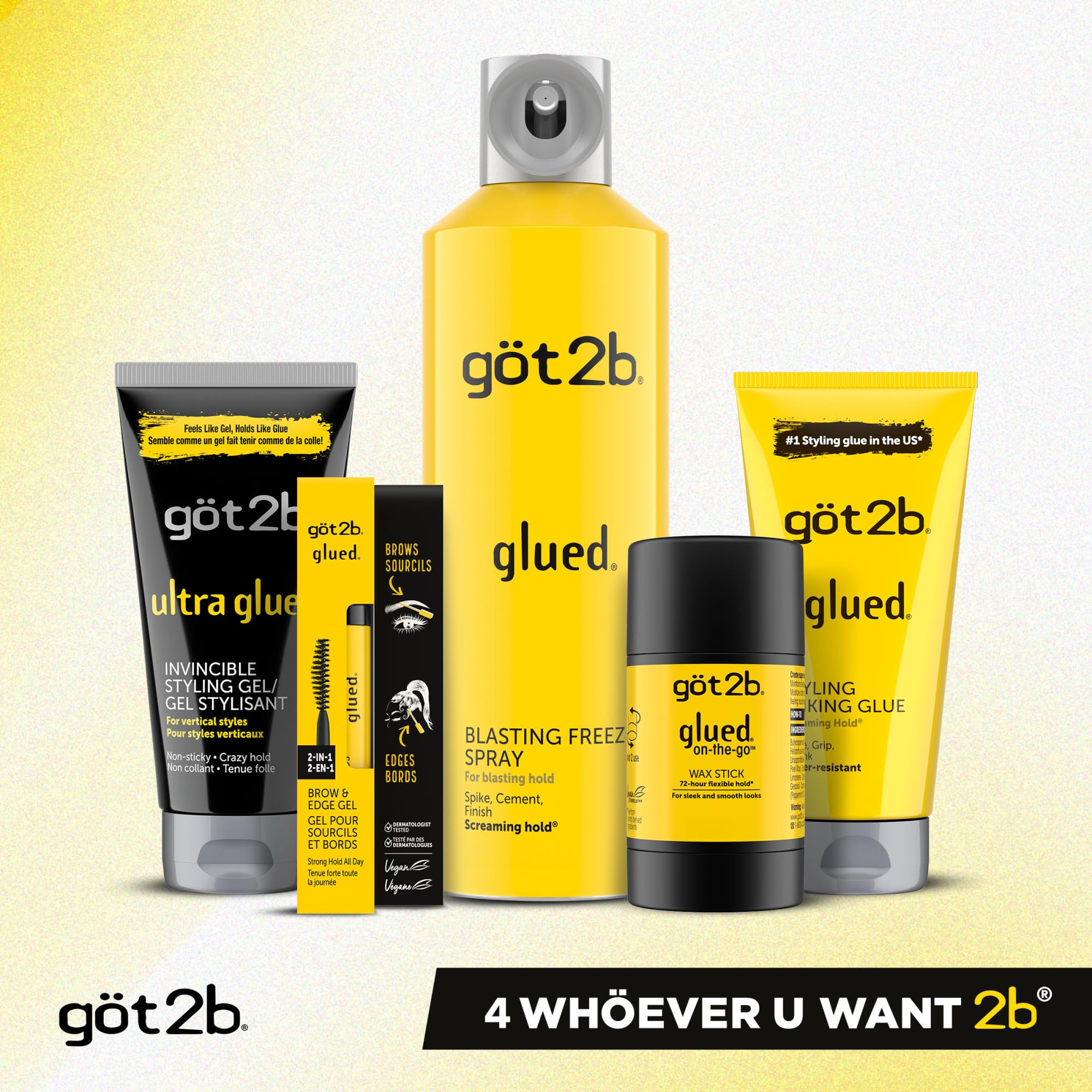 Got2B travel kit staged in a bathroom for easy touch-ups away from home