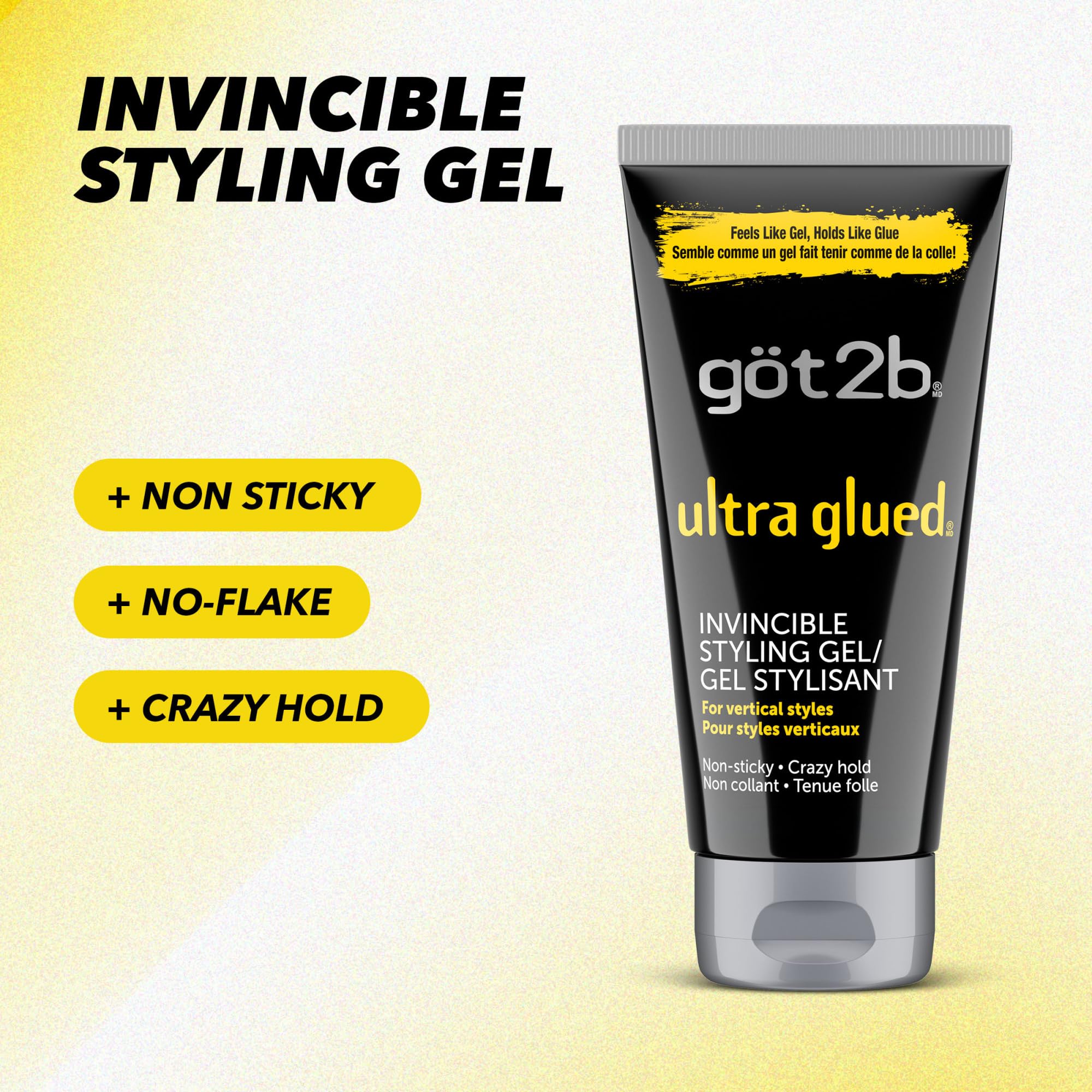 Got2B two full-size tubes and travel tube ready for on-the-go styling