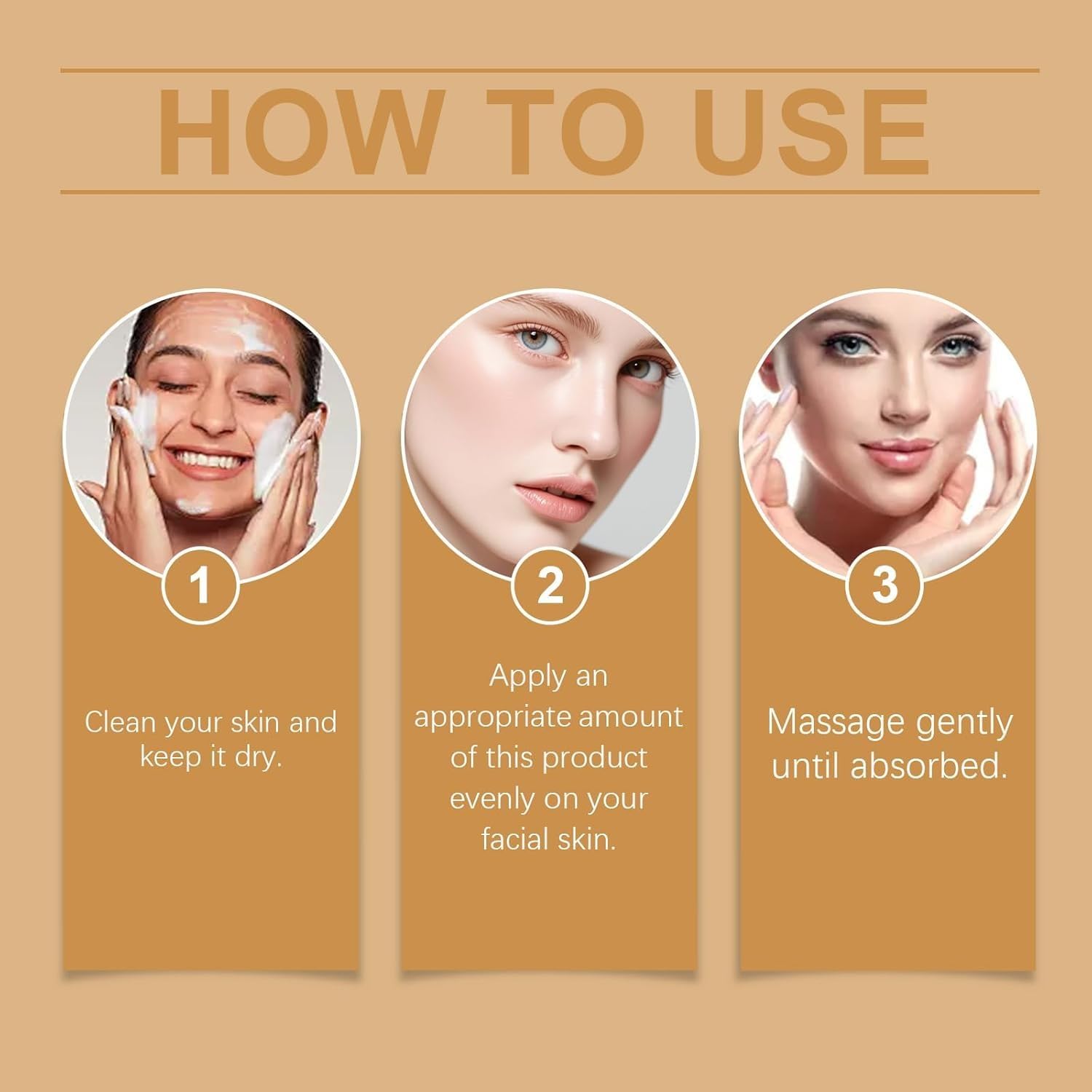 Hand applying Gouda oil to skin demonstrating quick absorption benefit: instant softness