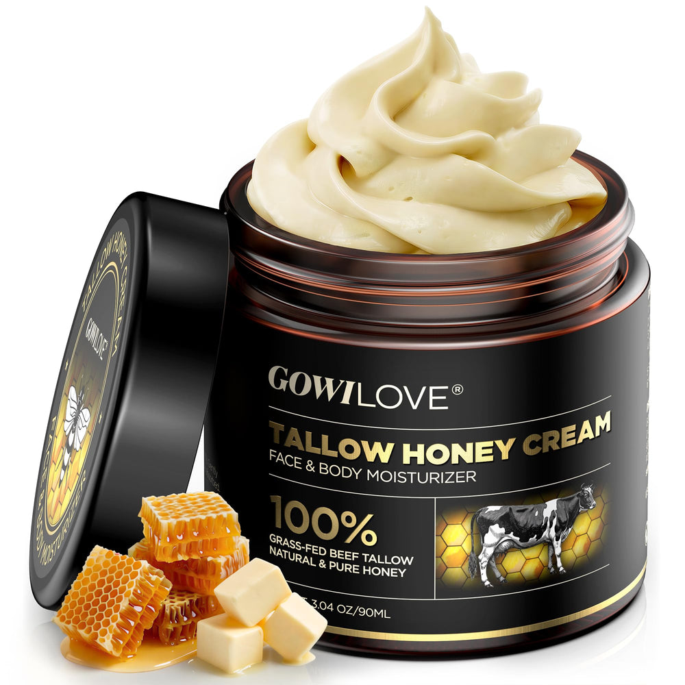 GOWILOVE front jar shot showing clean label and size, highlights portable benefit