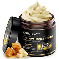 GOWILOVE front jar shot showing clean label and size, highlights portable benefit