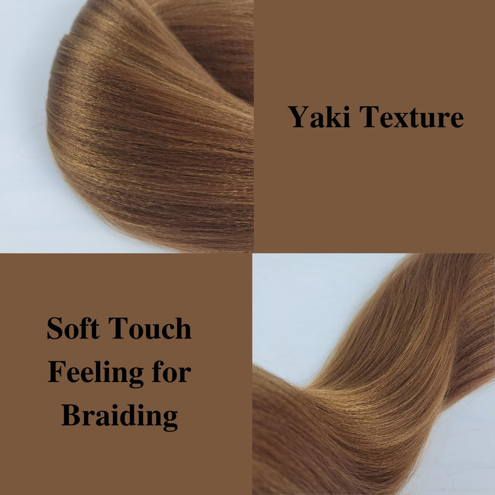 Gozill pre-stretched folded hair showing length and ready-to-braid convenience