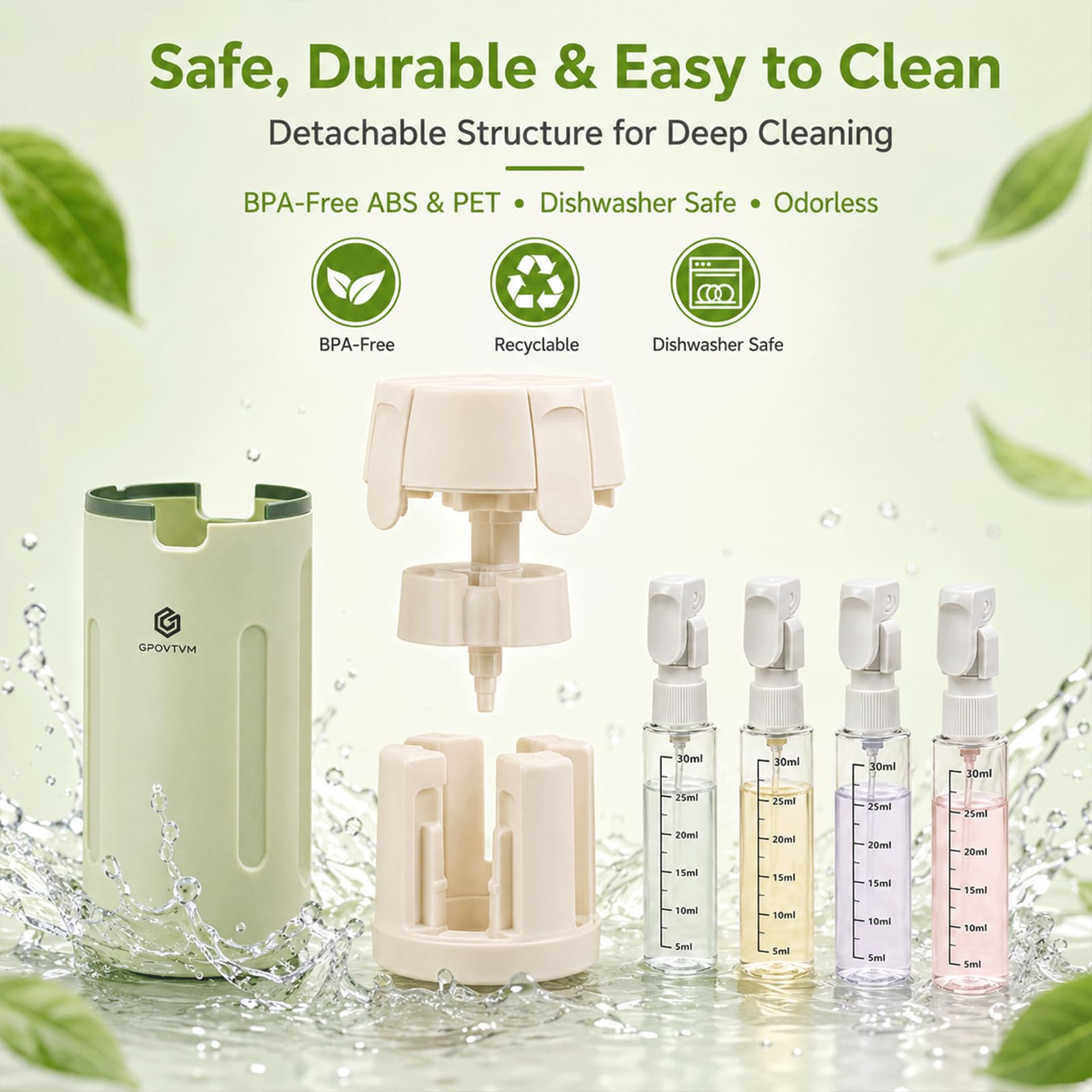 GPQVTVM on bathroom counter in use showing everyday convenience benefit