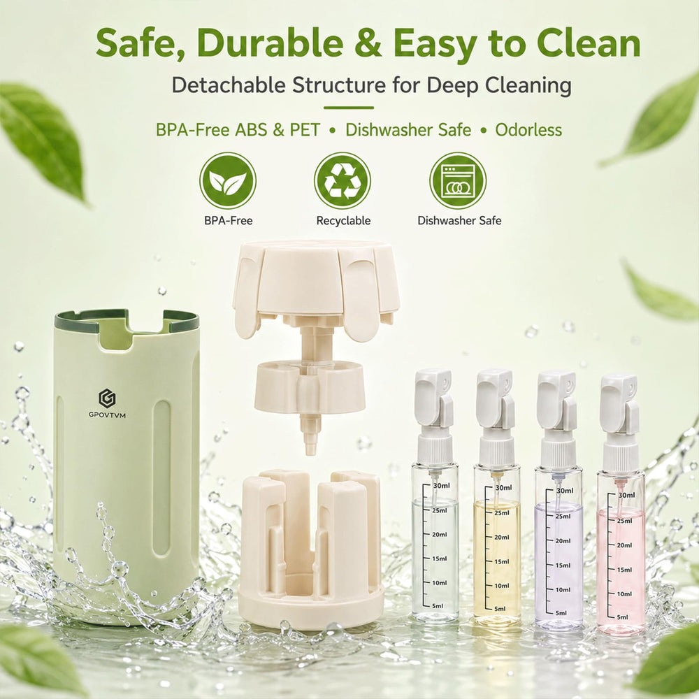 GPQVTVM on bathroom counter in use showing everyday convenience benefit