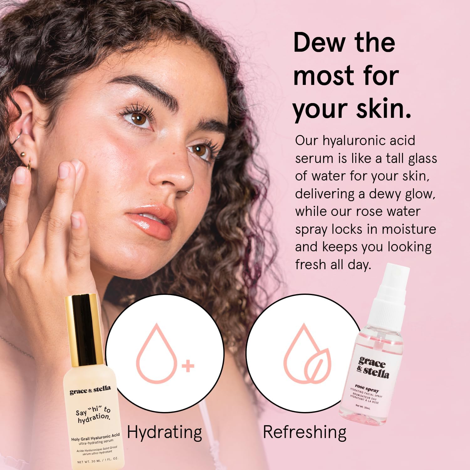 grace & stella under-eye patches applied to skin reducing tired appearance