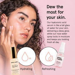 grace & stella under-eye patches applied to skin reducing tired appearance