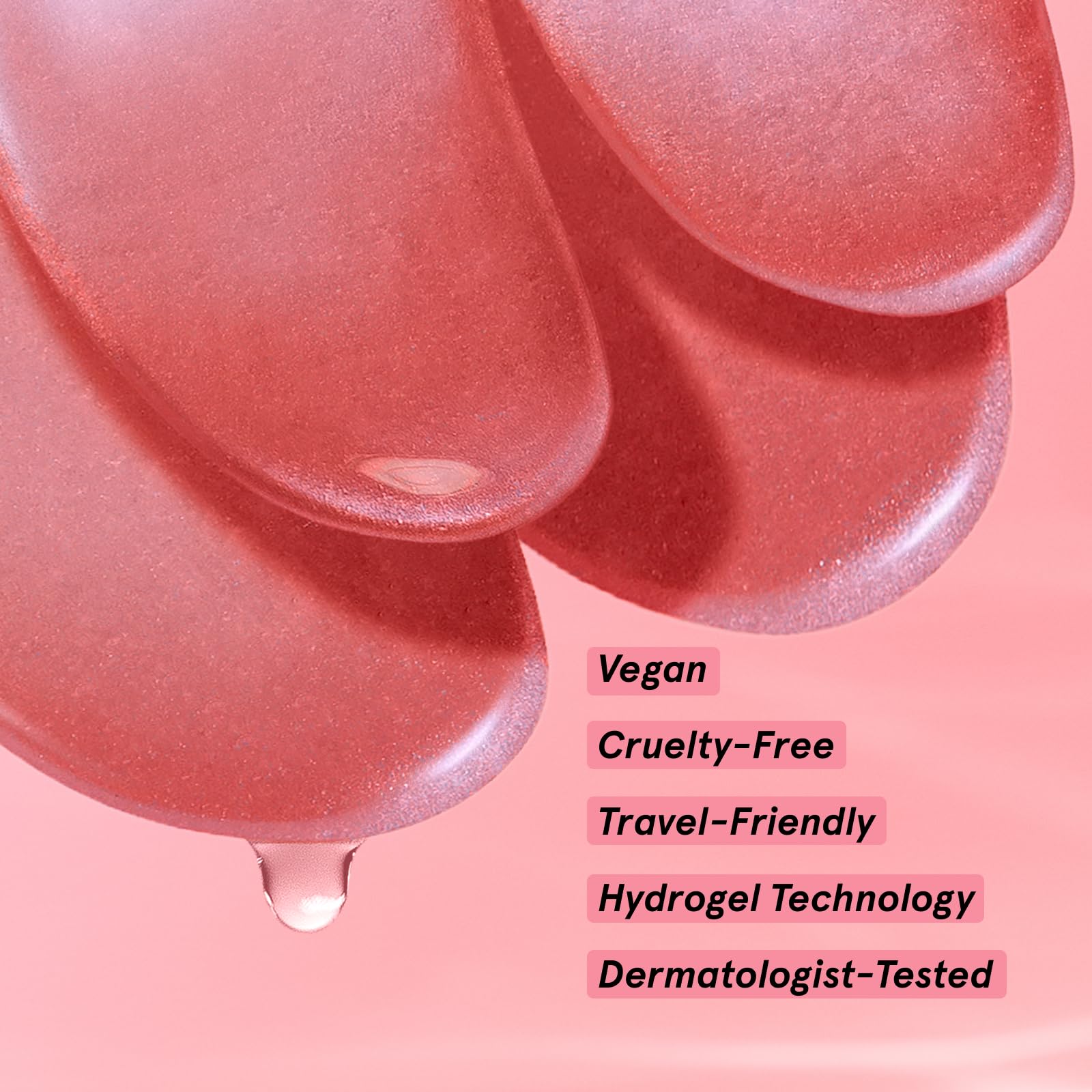 grace & stella label ingredients close-up showcasing niacinamide