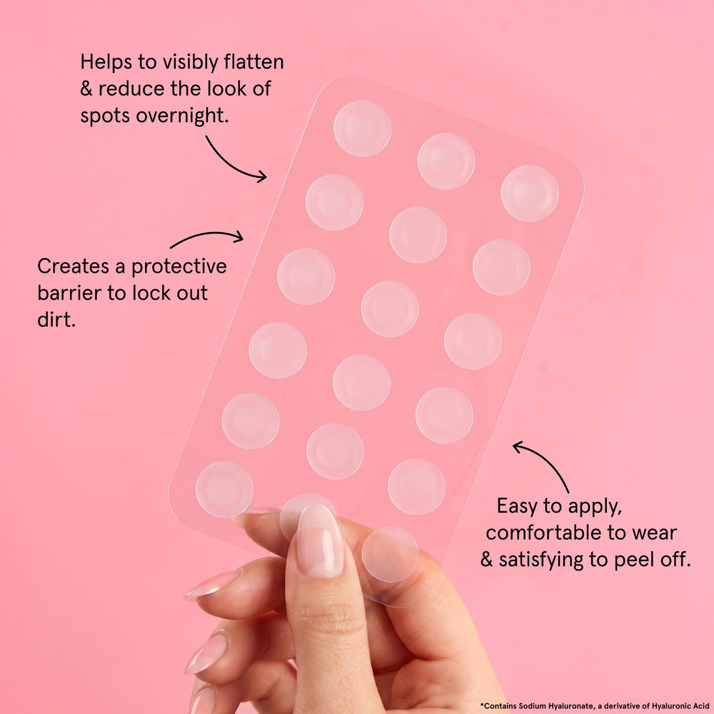 grace & stella patch texture under light demonstrating absorbent hydrocolloid action