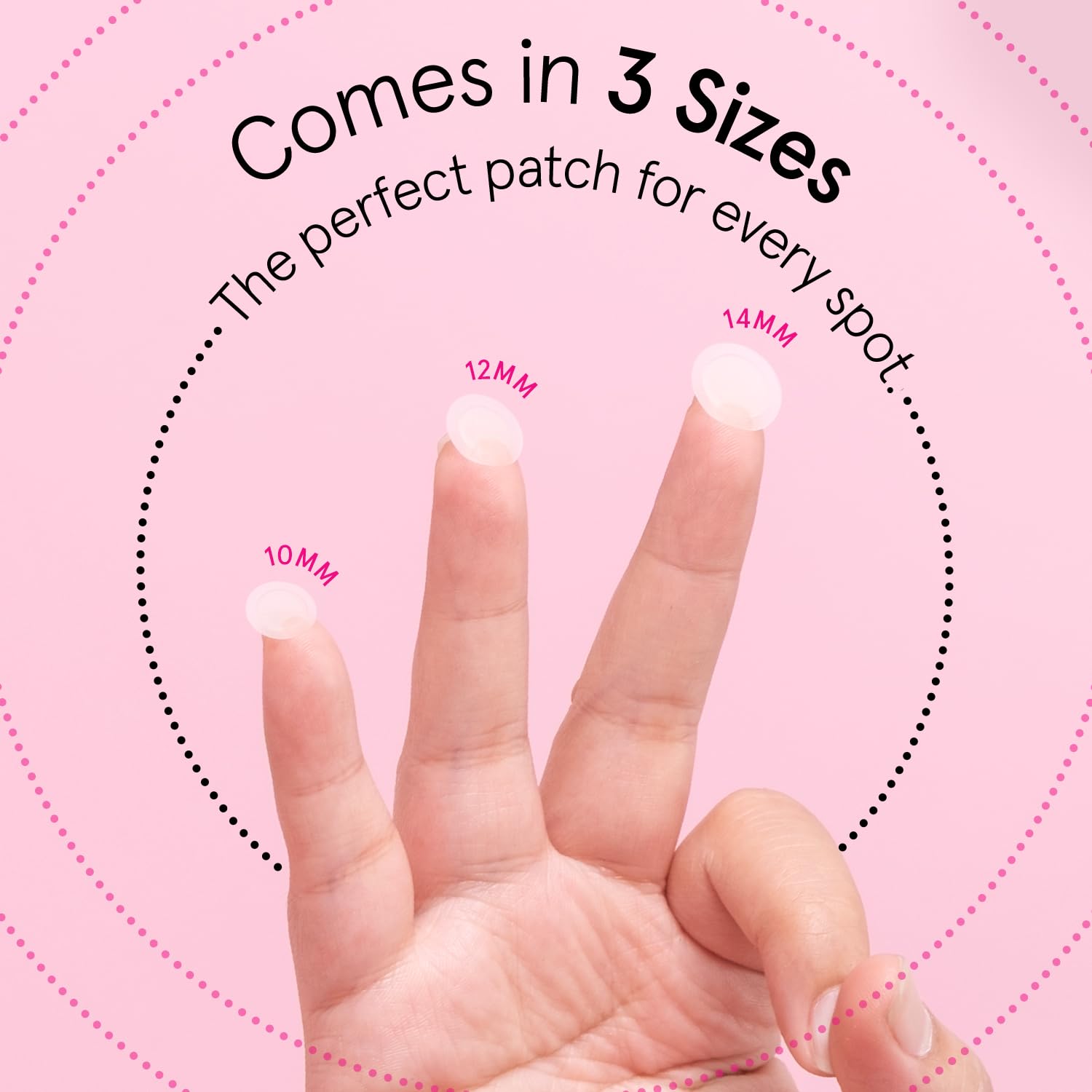 grace & stella three sizes laid out to show 10, 12, and 14 mm versatility