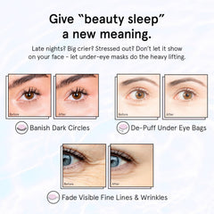 grace & stella application under eye demonstrating easy, targeted fit