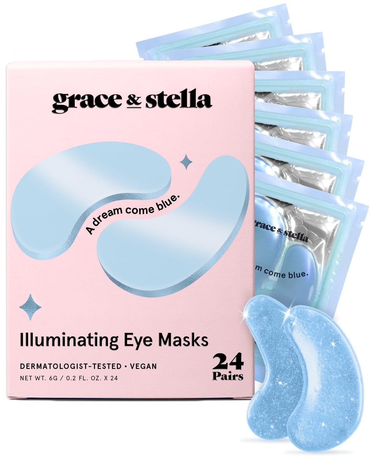 grace & stella front packaging showing clean design and product benefits