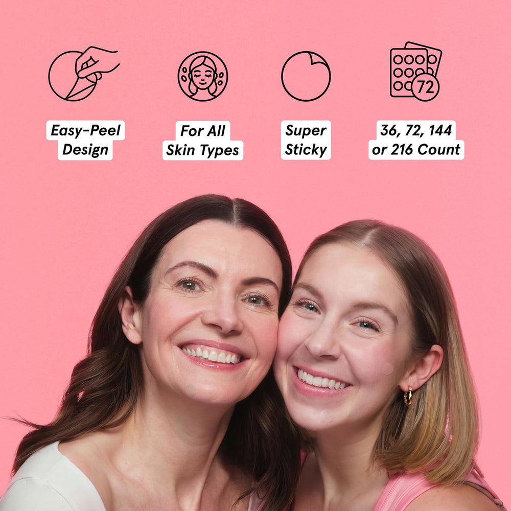 grace & stella patch on cheek at night illustrating overnight absorption