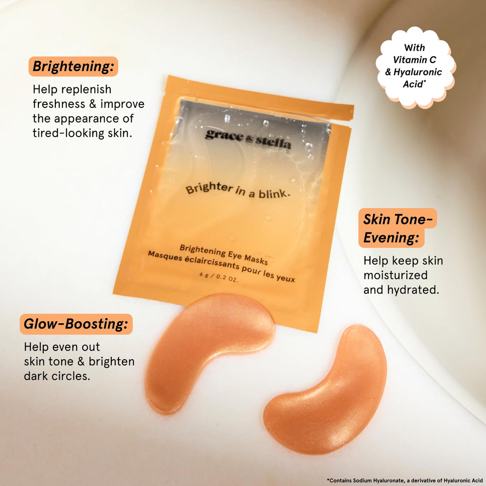 grace & stella close-up of hydrogel patch texture highlighting smooth adhesion benefit