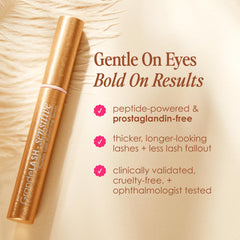 Grande Cosmetics serum texture droplet highlighting soothing peptide-rich formula benefits