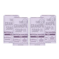 The Grandpa Soap Company front-facing bar showing label and clean design for clear use