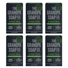 Grandpa's front packaging showing six-pack and woodsy scent, conveys reliability