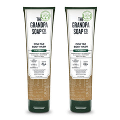 Grandpa's front packaging showing tube and two-pack, clear product identity