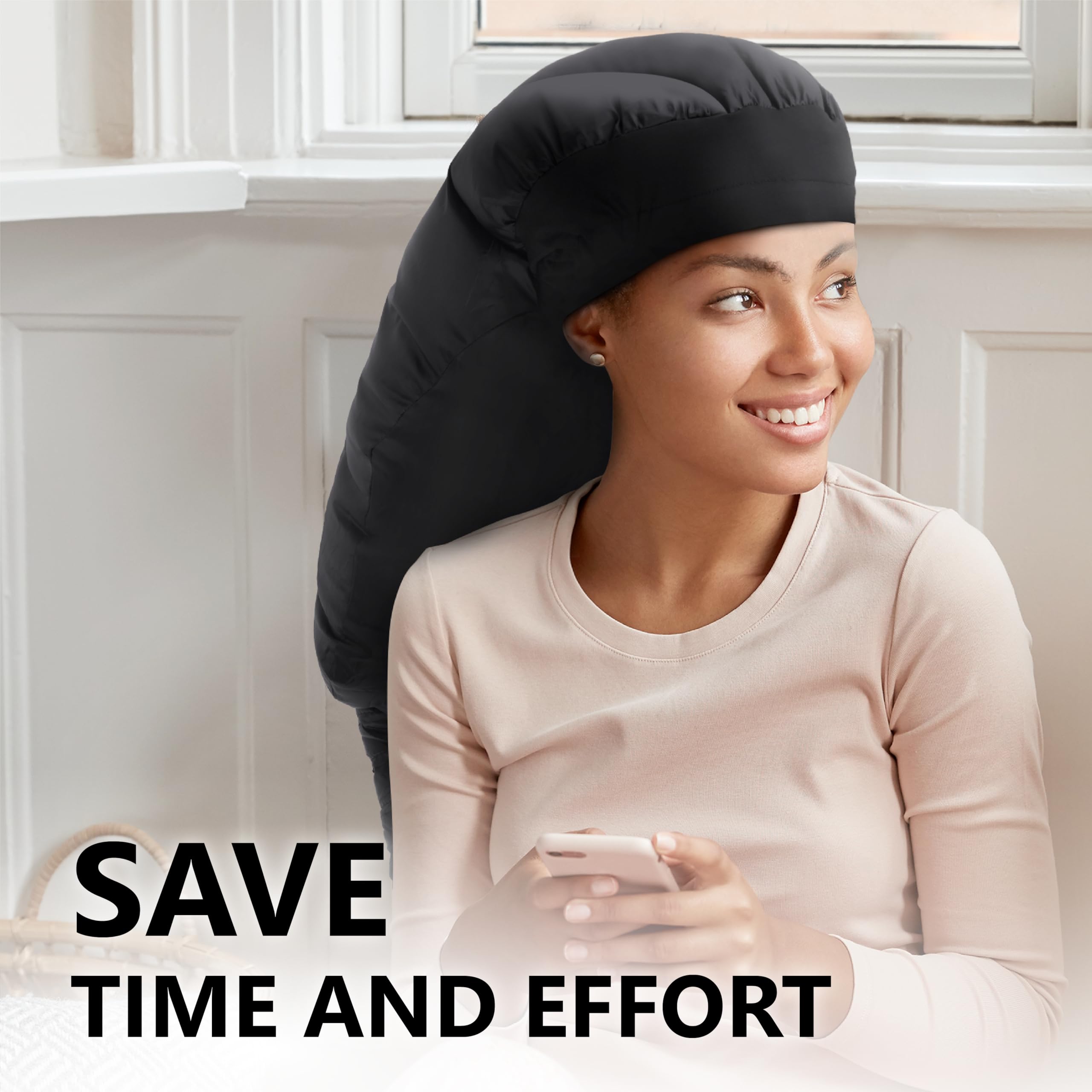 Granteva folded bonnet inside travel bag for compact storage and travel