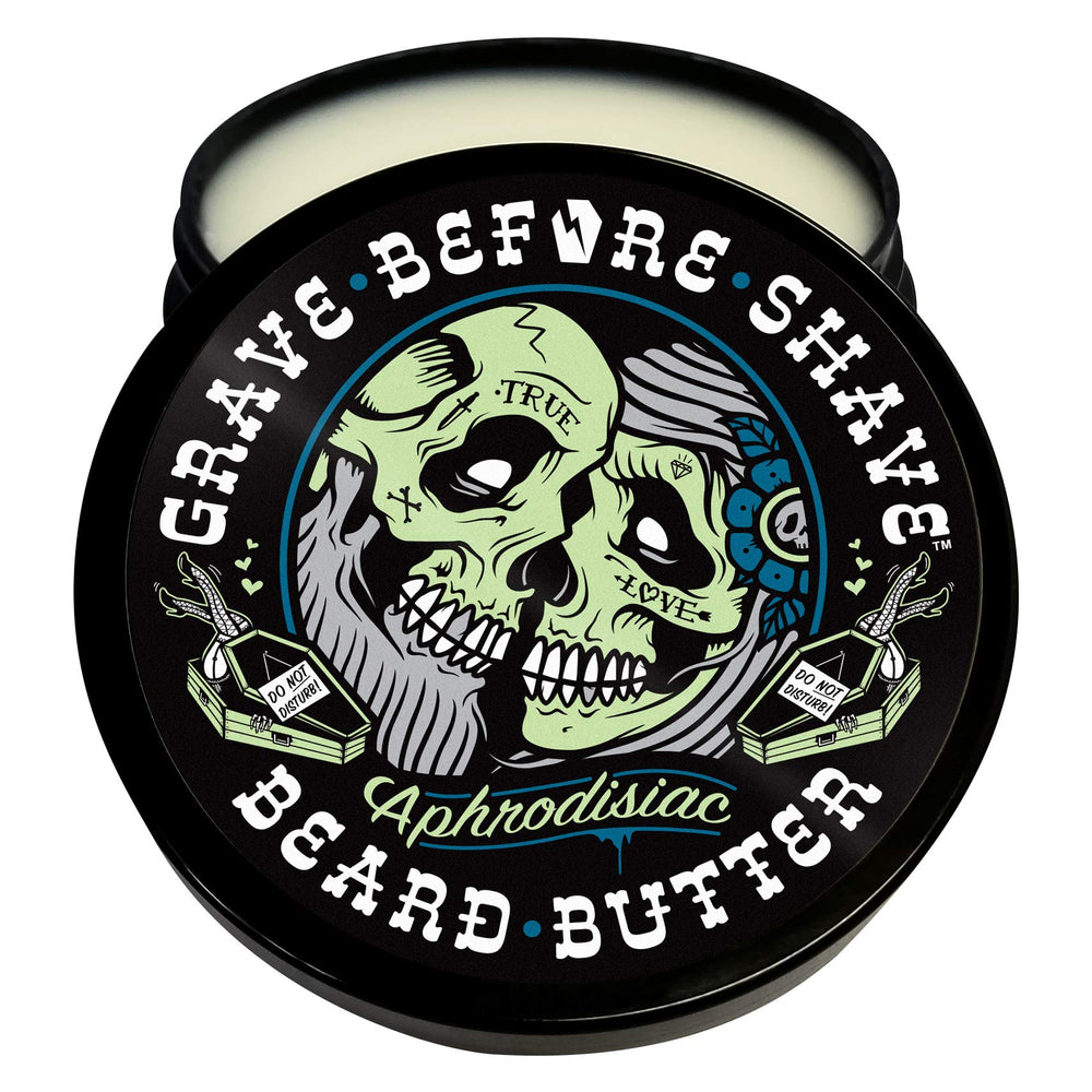 Grave Before Shave butter texture close-up showing smooth spreadability benefit