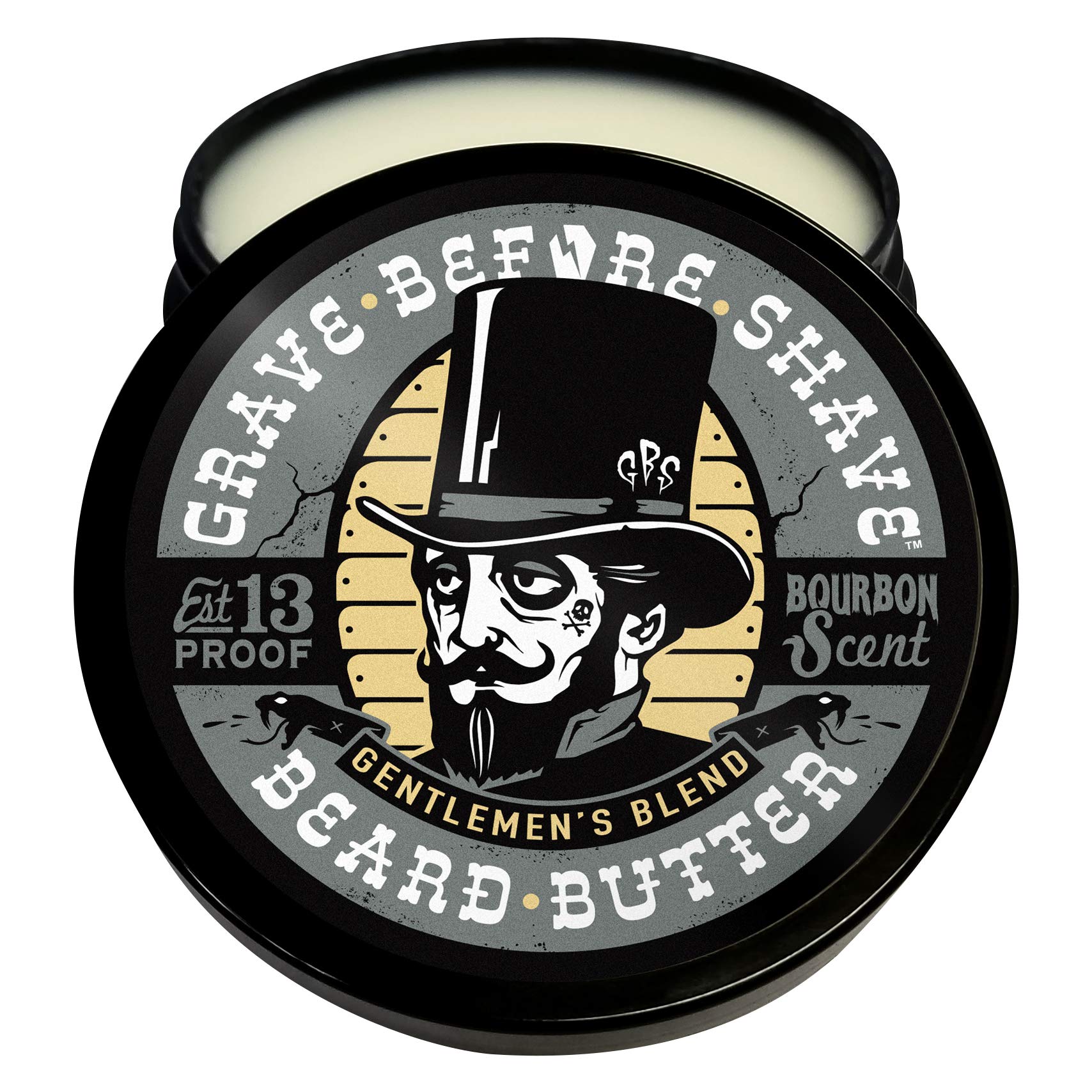 Grave Before Shave butter texture close-up showing creamy consistency for smooth beard conditioning