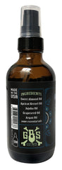 Grave Before Shave pump-top close-up enabling measured, mess-free beard oil application