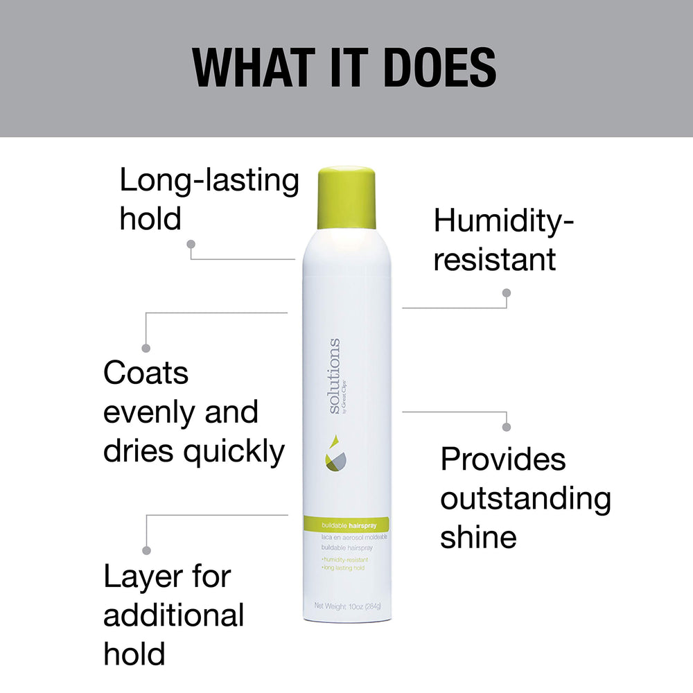 GREAT CLIPS being applied to wavy hair to reduce flyaways