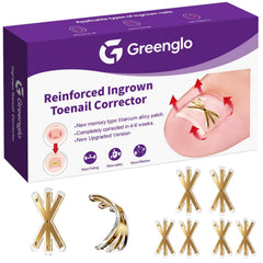 greenglo front packaging showing kit and easy at-home correction benefit