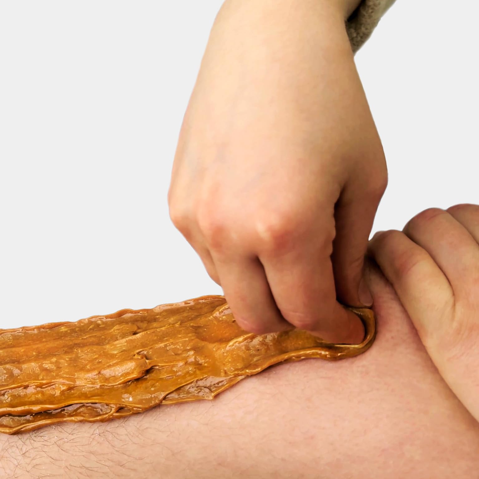 Greenhaus Deco applied to bikini area for gentle root-level hair removal