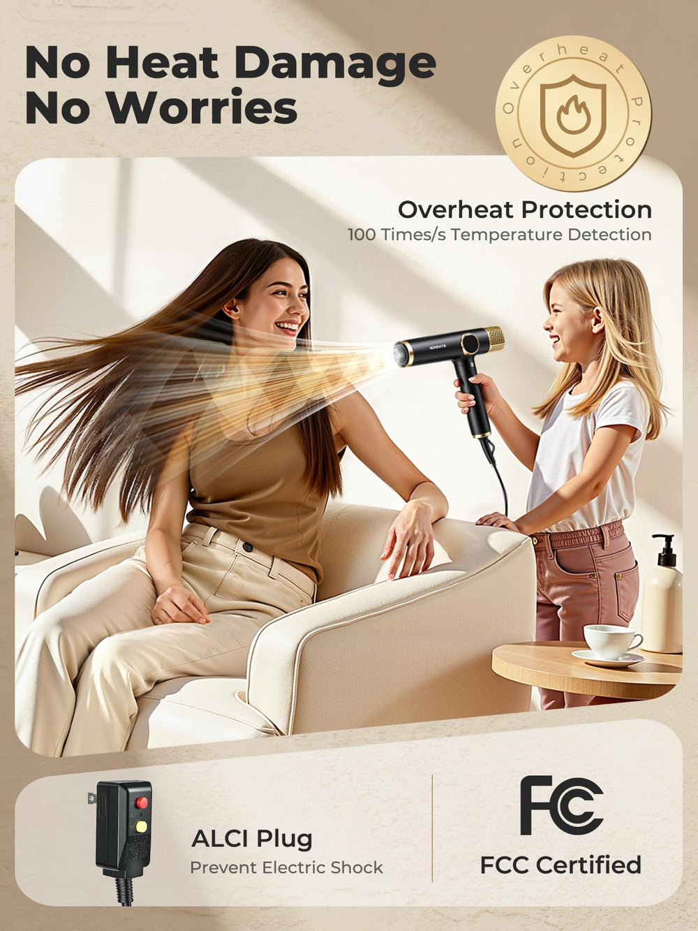 Grente digital HD display controls for accurate temperature feedback