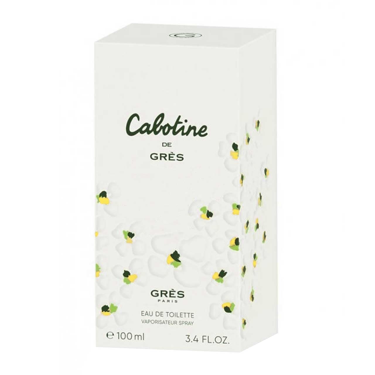 Gres Cabotine atomizer close-up, brand detail and smooth spray for easy application