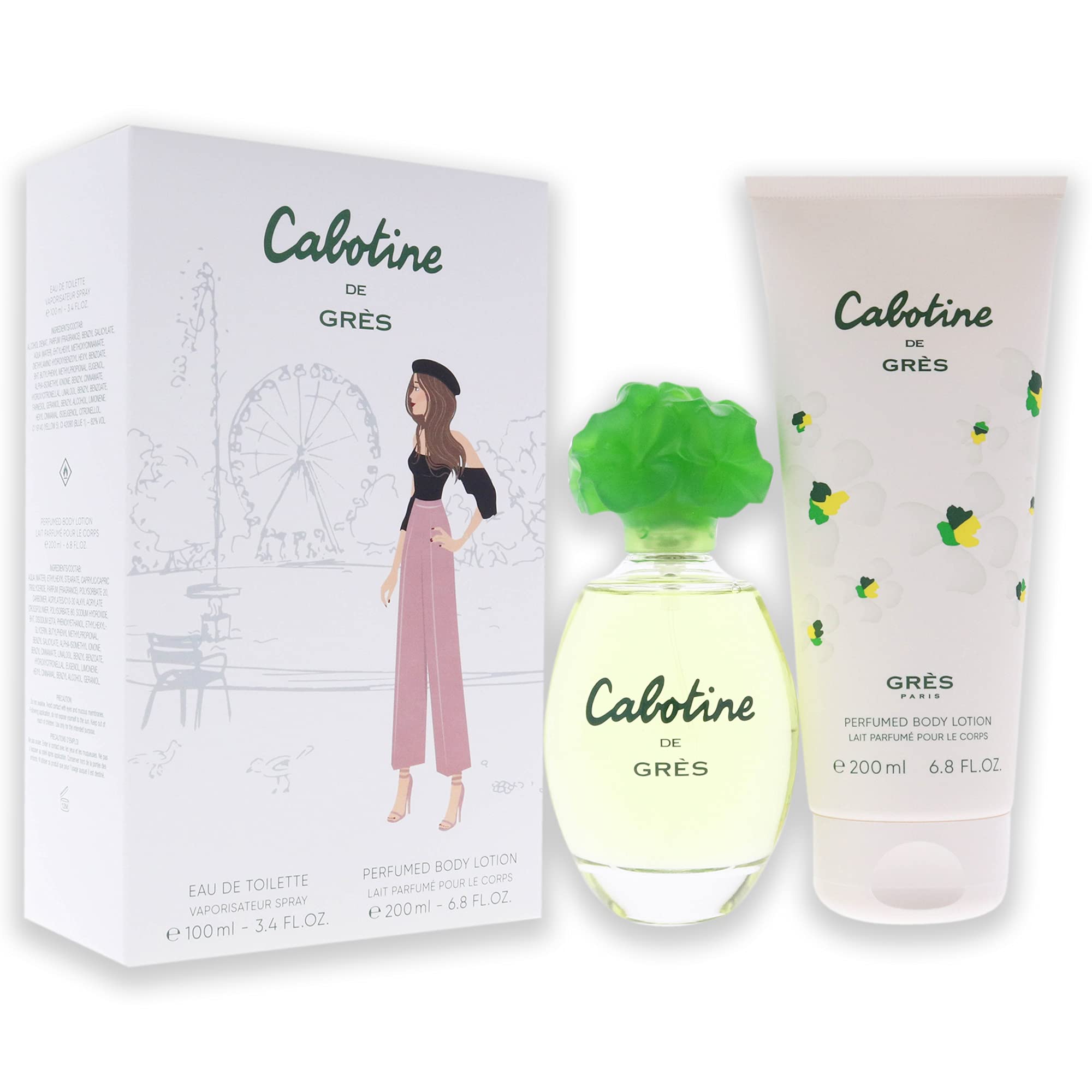 Gres Cabotine set in a gift setting demonstrating ready-to-give appeal