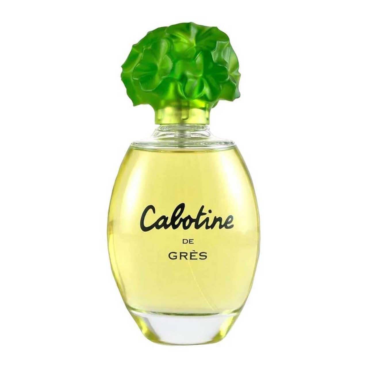 Gres Cabotine packaging box next to bottle, shows authenticity and presentation