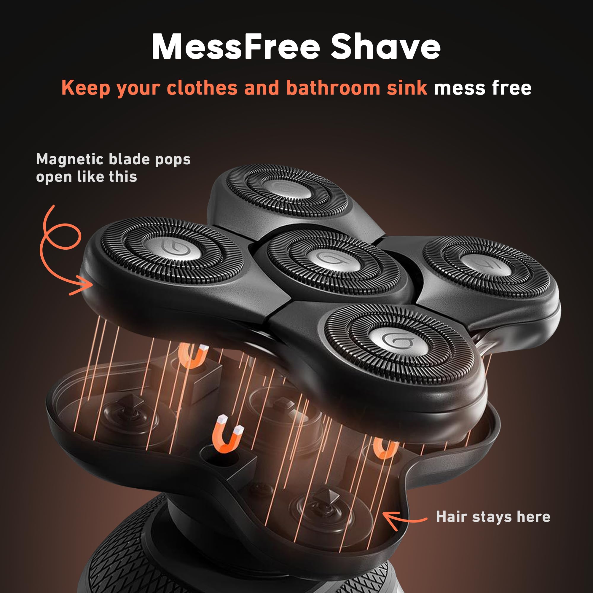Groomie BaldiePro lifestyle bathroom setup suggesting easy daily grooming