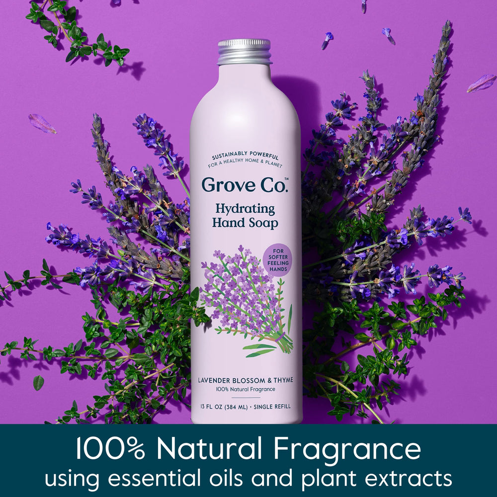 Grove Co. ingredient label close-up showing plant-based ingredients and transparency