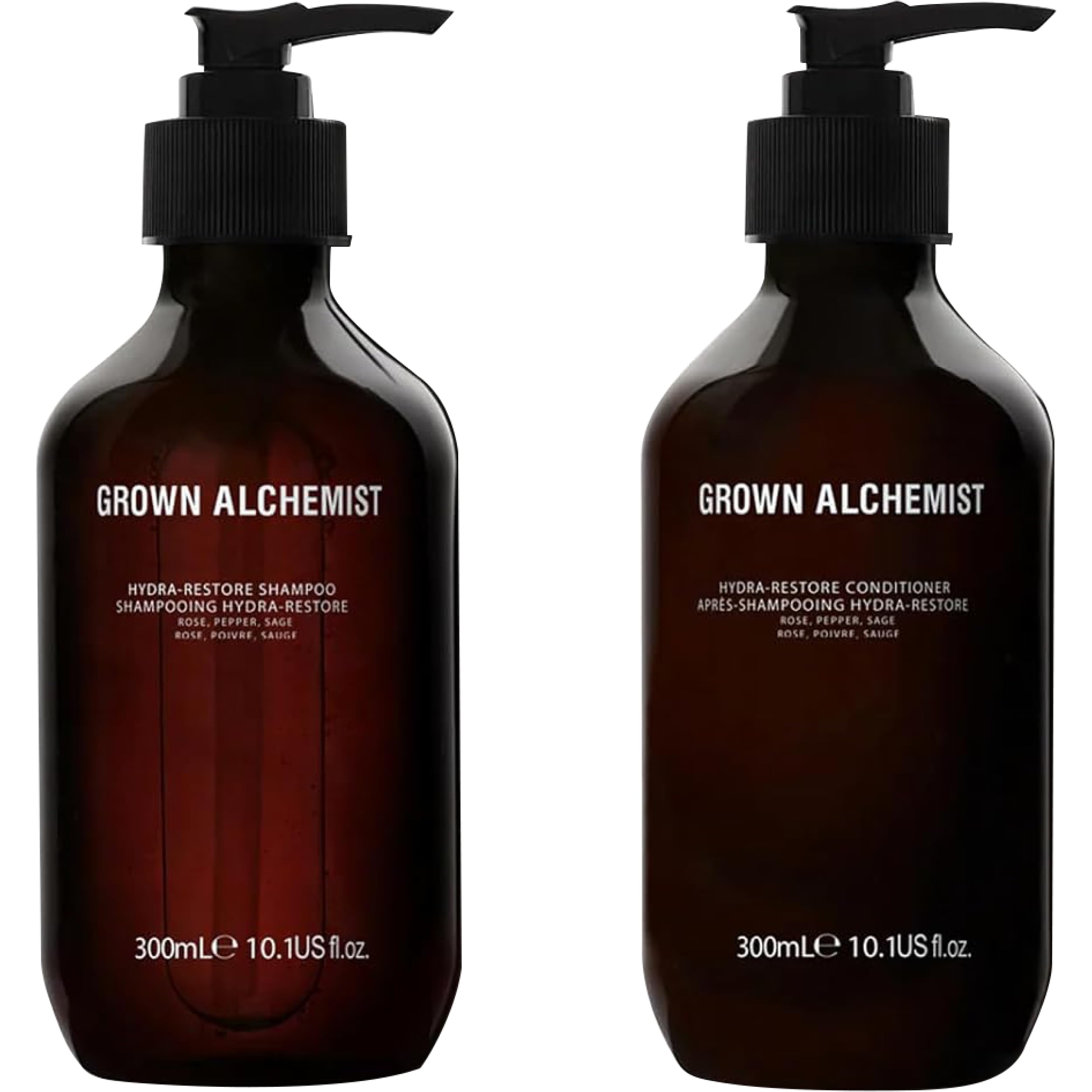 Grown Alchemist front packaging showing set and clean design benefits
